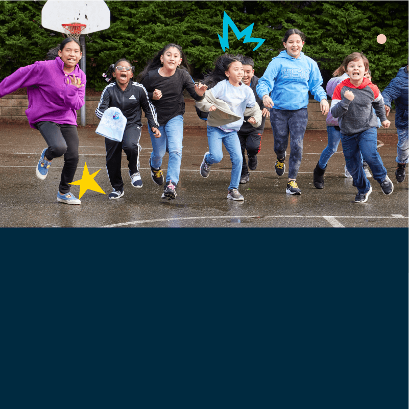 kids playing outside